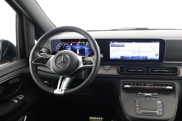 Mercedes-Benz V-KLASSE 300d L3 AMG Benzine Grijs Kenteken Night Pakket Distronic 19 Inch 2 EL. Schuifdeuren