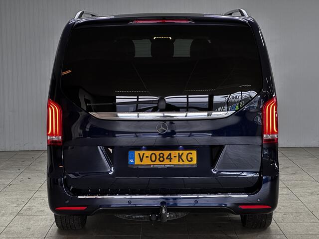 Mercedes-Benz V-KLASSE 250d 4-MATIC Lang DC Avantgarde AMG/ Automaat/ 191 pk!/ Trekhaak/ Burmester!/ 19'' LMV/ 360° Camera/ Elek. Schuifdeuren/ Adaptive Cruise/ Leder/ Stoelverw./ LED Koplampen/ Chroom/ Lane-Assist./ Dode-Hoek DET./ Sfeerverlichting.