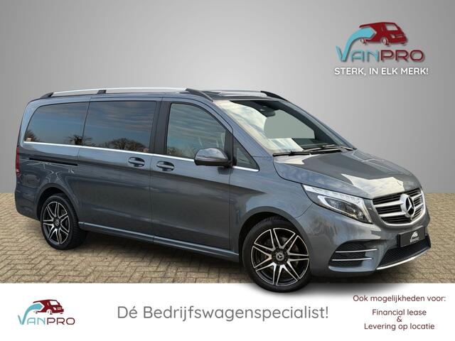 Mercedes-Benz V-KLASSE 250d Lang AMG Dubbel Cabine / Leder / 360 Camera / Burmester / Elektrische schuifdeuren + klep
