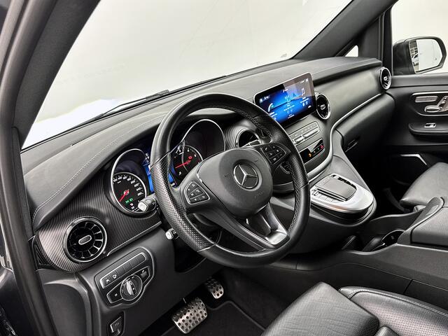 Mercedes-Benz V-KLASSE 300d Extra Lang Avantgarde Edition AMG-Line 7 zitplaatsen Incl. BTW en BPM Koelkast Nappa Leder Burmester audio