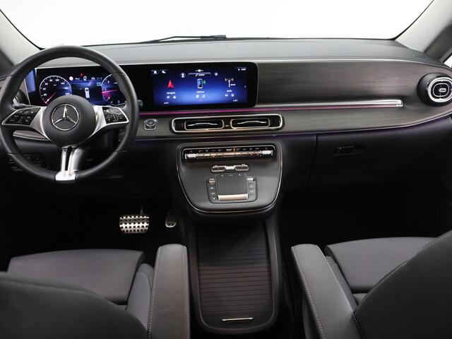 Mercedes-Benz V-KLASSE 300d | L2 Lang | Avantgarde | Dubbele Cabine | Distronic Plus | Schuifdeur L+R Elektrisch | Burmester | 360° Camera | Lederen Bekleding | Dodehoekassistent | Stoelverwarming | Certified