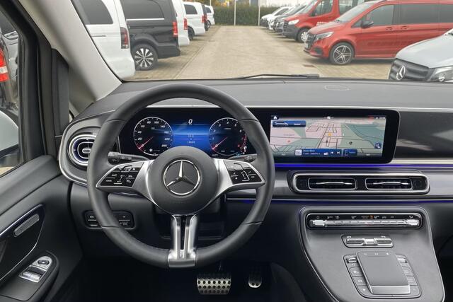 Mercedes-Benz V-KLASSE 300 L2 Benzine Grijs Kenteken EL. Schuifdeuren Distronic LED 18 Inch Stuurverwarming Stoelverwarming