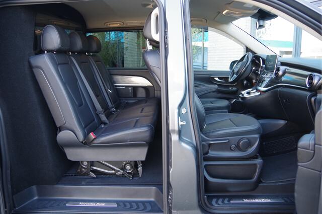 Mercedes-Benz V-KLASSE 300d DC-5P AUT LED, LEDER, 2X SCHUIFDEUR, 360 CAMERA, ACC, STOELVERW.+KOELING, NAVI, TREKHAAK, ELEKTR. SCHUIFDEUREN+KLEP staat niet online, nieuwe fotos