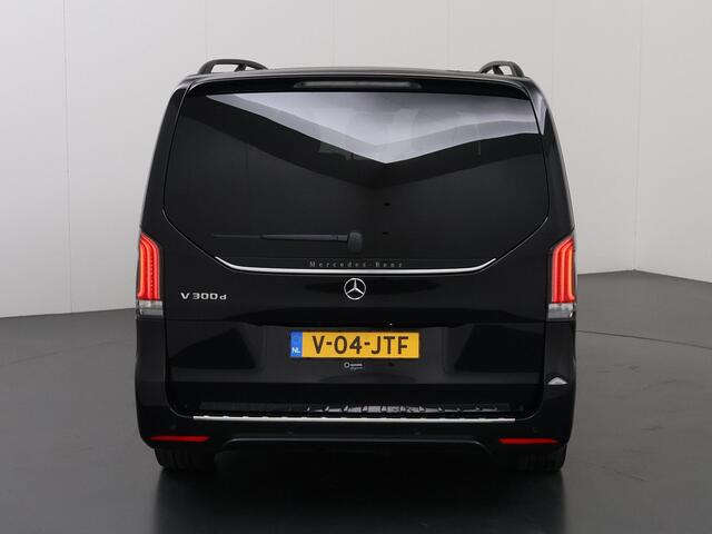 Mercedes-Benz V-KLASSE 300d | XL L3 | AMG | Exclusive | 2-zits | Airmatic | Standkachel | Trekhaak | Stoelventilatie | Stoelverwarming | Stoelen+Banken aanwezig | Certified |