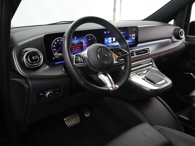 Mercedes-Benz V-KLASSE 300d | XL L3 | AMG | Exclusive | 2-zits | Airmatic | Standkachel | Trekhaak | Stoelventilatie | Stoelverwarming | Stoelen+Banken aanwezig | Certified |