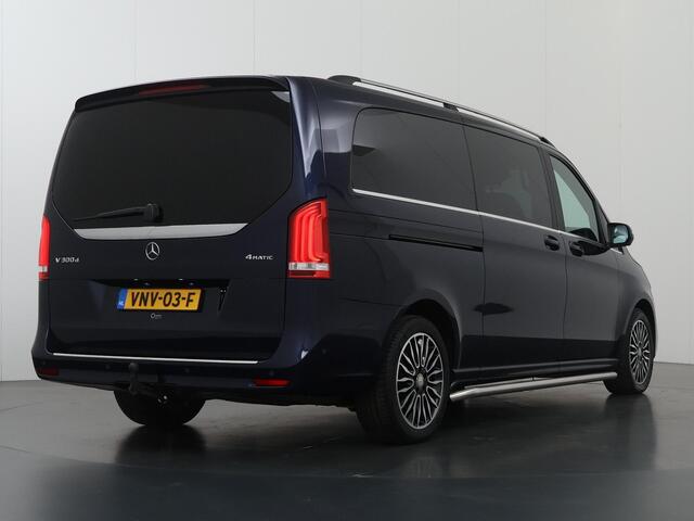 Mercedes-Benz V-KLASSE 300d | 4-MATIC | XL L3 | AMG | DUBBELE CABINE | DISTRONIC PLUS | BURMESTER SOUND | SCHUIFDEUR L+R | 360° CAMERA | AFN. TREKHAAK 2500KG. | ELK. VERSTELBARE STOELEN | MIDDENCONSOLE MET KOEKAST | NL AUTO | DEALER ONDERHOUDEN | CERTIFIED