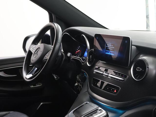 Mercedes-Benz V-KLASSE 300d | 4-MATIC | XL L3 | AMG | DUBBELE CABINE | DISTRONIC PLUS | BURMESTER SOUND | SCHUIFDEUR L+R | 360° CAMERA | AFN. TREKHAAK 2500KG. | ELK. VERSTELBARE STOELEN | MIDDENCONSOLE MET KOEKAST | NL AUTO | DEALER ONDERHOUDEN | CERTIFIED