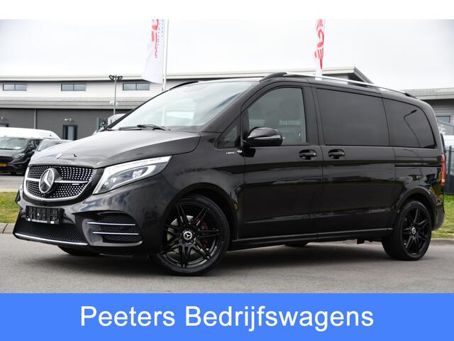 Mercedes-Benz V-KLASSE 300d AMG Black Edition Camera, Cruise, Carplay, LED, 2 x Schuifdeur, 237pk, Automaat, Leder, Automaat, Multimedia, Stoelverwarming, Uniek!