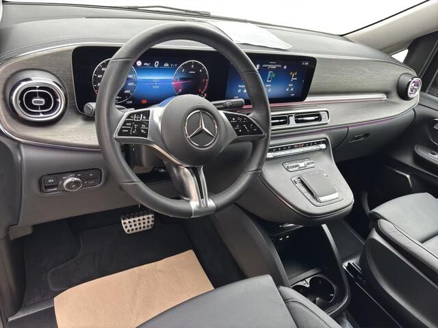 Mercedes-Benz V-KLASSE 250d L2 Avantgarde 7 personen Distronic Klaptafel EL. Schuifdeuren Burmester 360 Camera 19 Inch Stuurverwarming Stoelverwarming
