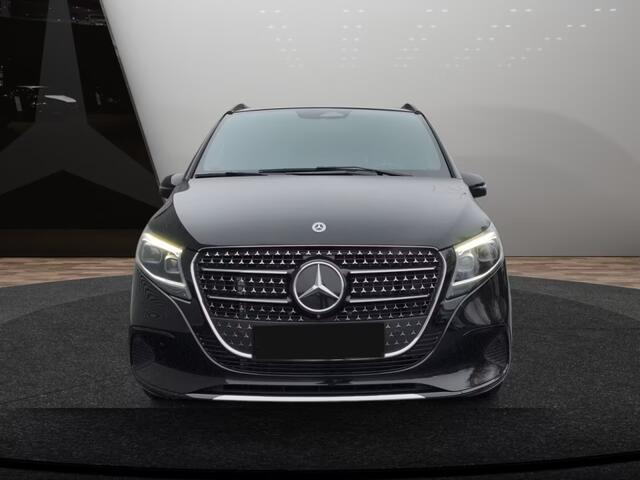 Mercedes-Benz V-KLASSE 300d L2 Avantgarde Grijs Kenteken Distronic Trekhaak EL. Schuifdeuren Burmester 360 Camera