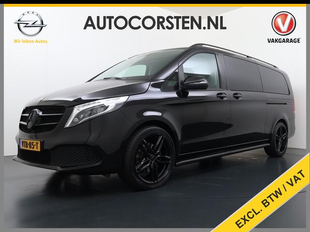 Mercedes-Benz V-KLASSE 300d 4-MATIC Extra Lang Dubbele Cabine 5-Persoons 2X Elek.Schuifdeur Trekhaak Apple Carplay Android Auto Navi* Camera Cruise Control Pdc Stoelverwarming Lmv 20" Privacy Glas Led Isofix DAB Elek.Achterklep 2.000KG Trekgewicht