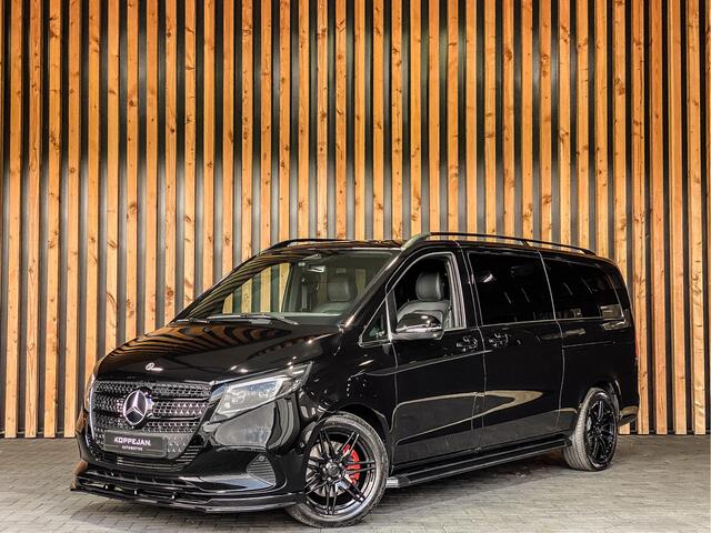 Mercedes-Benz V-KLASSE 300d Extra Lang Avantgarde Dubbele Cabine | ELEKTRISCHE SCHUIFDEUREN | STOELVERWARMING | STANDKACHEL | LEDER | MBUX | 360 |