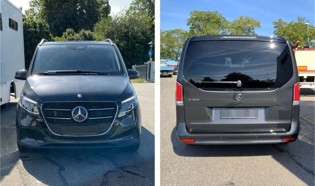 Mercedes-Benz V-KLASSE 300 L2 Benzine Grijs Kenteken EL. Schuifdeuren Distronic 360 Camera EL. Achterklep Stoelverwarming