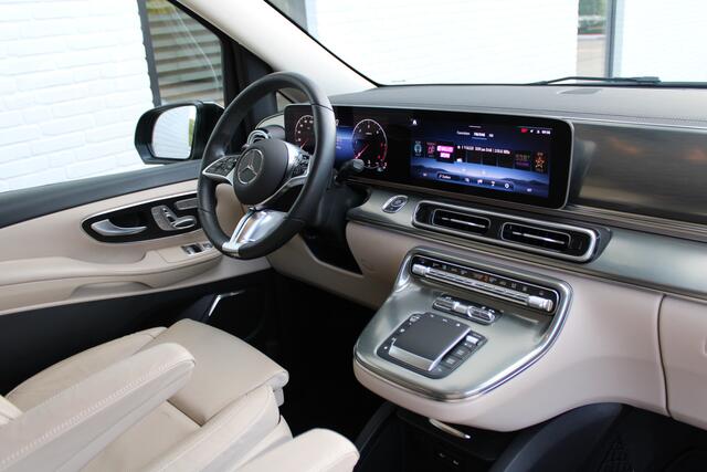 Mercedes-Benz V-KLASSE 300d / XXL / AMG / Exclusive / 4-Matic / 7 Pers / Luchtv / Elec Stoel voor + Achter / Burmester / NIEUWSTAAT