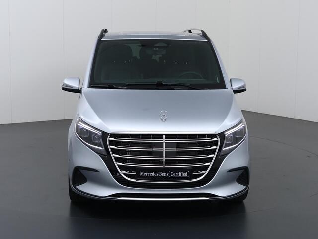 Mercedes-Benz V-KLASSE 300 L3 Exclusive | Benzine | AIRMATIC | Stoelventilatie | Burmester | Guard 360 Alarm Klasse 3 | Rij-assistentie pakket PLUS | BPM €60.870,- | Stuurwiel Verwarmd | MultiBeam LED | Widescreen | Sfeerverlichting | Klaptafels | Elektrische Schuifdeuren |