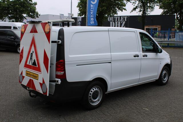 Mercedes-Benz VITO 116 CDI L2 Werkverkeer Wegwerkzaamheden Werkplaatsinrichting Aluca, Zwaailamp, Camera, Navigatie Zwaaibalk Sortimo