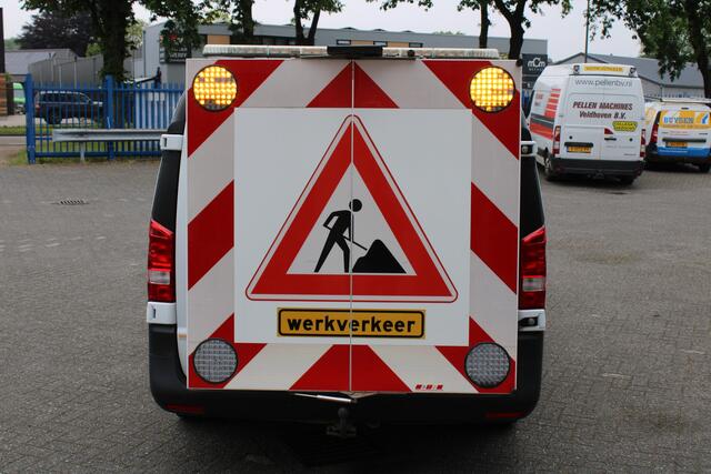 Mercedes-Benz VITO 116 CDI L2 Werkverkeer Wegwerkzaamheden Werkplaatsinrichting Aluca, Zwaailamp, Camera, Navigatie Zwaaibalk Sortimo