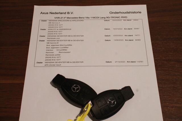 Mercedes-Benz VITO 116 CDI Lang EURO 6 - Airco - Navi - Cruise - Camera - ¤ 18.900,- Excl.