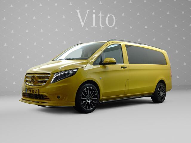 Mercedes-Benz VITO 114 CDI Extra Lang Dubbel Cabine Aut AMG Night Edition - Navi I Xenon Led I Sidebars I LMV I Stoelverwarming