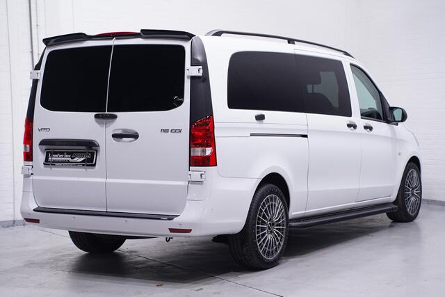 Mercedes-Benz VITO 116 CDI 163 pk Dubbel Cabine Aut. Black&White 19" LMV, Apple Carplay, Cruise Control, Spoilers, 5-Zits