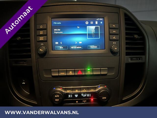Mercedes-Benz VITO 116 CDI 164pk 9G Tronic Automaat L3H1 XL Fabrieksgarantie Euro6 Airco | LED | Camera cruisecontrol, parkeersensoren, Apple Carplay, Android auto, 2500kg Trekhaak