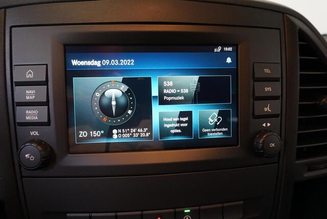 Mercedes-Benz VITO 114 CDI Lang Dubbele Cabine Automaat Airco App connect Bluetooth Parkeersensoren