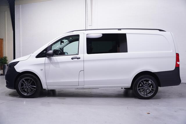 Mercedes-Benz VITO 116 CDI 163 pk Dubbel Cabine Automaat Lang Navi, Dode Hoek & Lane Assist, Camera Cruise Control, PDC V+A