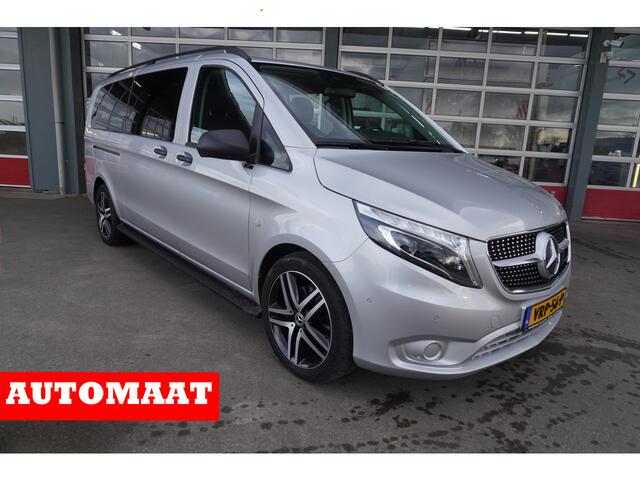 Mercedes-Benz VITO 124 CDI 237PK Extra Lang Tourer Select Dubbelcabine Schuifdeur L + R Automaat Climate/ Cruise/ Navi/Camera/Alarm/ Diamond grille