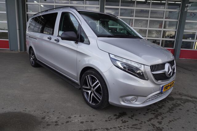 Mercedes-Benz VITO 124 CDI 237PK Extra Lang Tourer Select Dubbelcabine Schuifdeur L + R Automaat Climate/ Cruise/ Navi/Camera/Alarm/ Diamond grille