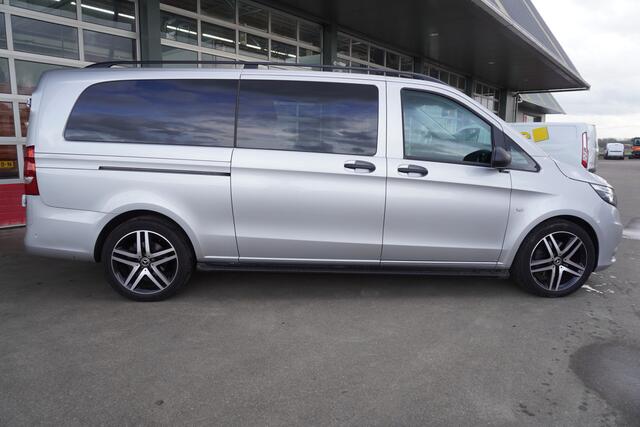 Mercedes-Benz VITO 124 CDI 237PK Extra Lang Tourer Select Dubbelcabine Schuifdeur L + R Automaat Climate/ Cruise/ Navi/Camera/Alarm/ Diamond grille