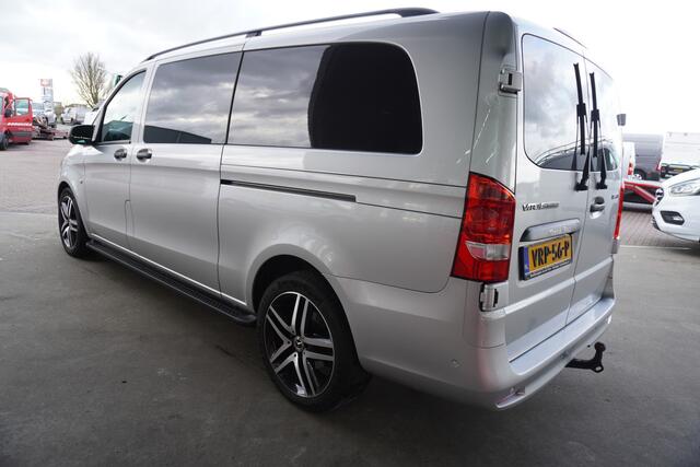 Mercedes-Benz VITO 124 CDI 237PK Extra Lang Tourer Select Dubbelcabine Schuifdeur L + R Automaat Climate/ Cruise/ Navi/Camera/Alarm/ Diamond grille