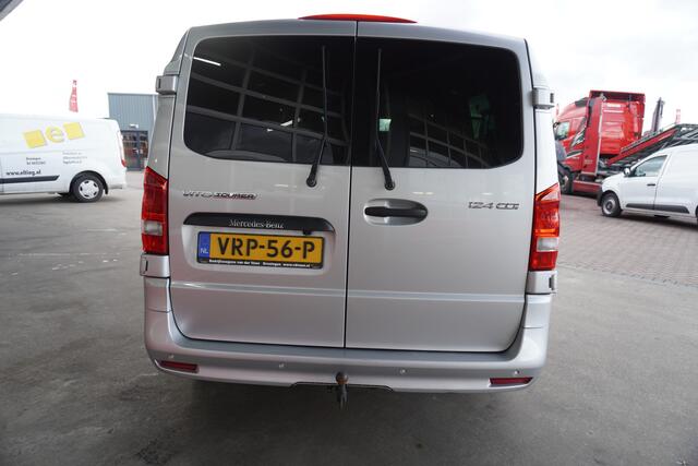 Mercedes-Benz VITO 124 CDI 237PK Extra Lang Tourer Select Dubbelcabine Schuifdeur L + R Automaat Climate/ Cruise/ Navi/Camera/Alarm/ Diamond grille