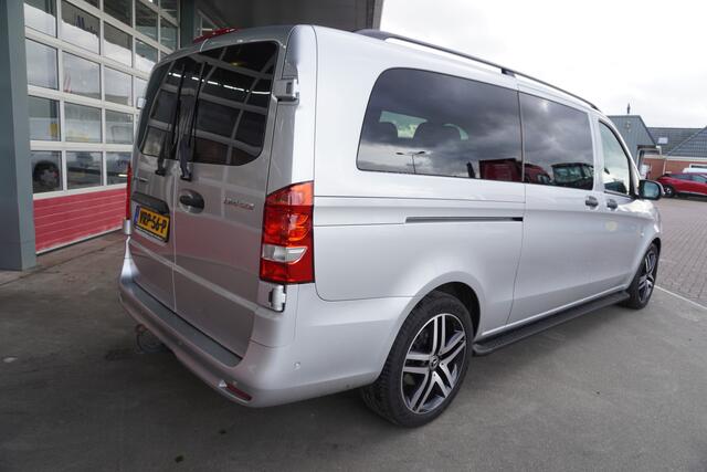 Mercedes-Benz VITO 124 CDI 237PK Extra Lang Tourer Select Dubbelcabine Schuifdeur L + R Automaat Climate/ Cruise/ Navi/Camera/Alarm/ Diamond grille