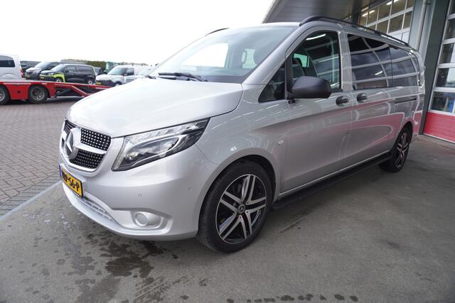 Mercedes-Benz VITO 124 CDI 237PK Extra Lang Tourer Select Dubbelcabine Schuifdeur L + R Automaat Climate/ Cruise/ Navi/Camera/Alarm/ Diamond grille