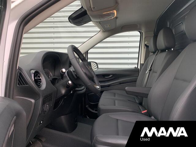 Mercedes-Benz VITO 116 CDI Extra Lang L3 163pk Automaat LED Airco Camera Leder-Stuur/Bekleding CruiseControl Stoelverwarming DYNAMIC Standkachel CarPlay AndroitAuto Trekhaak 12V Laadruimtebekleding Bluetooth VoiceCommand DAB