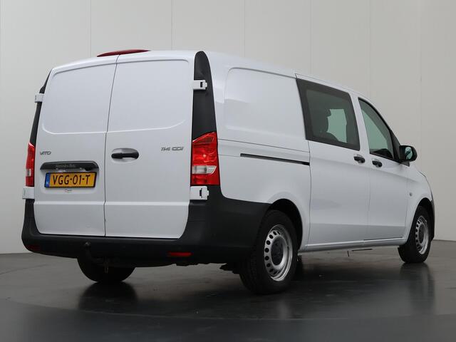Mercedes-Benz VITO 114 CDI Aut. | Lang L2 | Aut. | Dubbele Cabine | Climate Control | Trekhaak | Navigatie | Certified