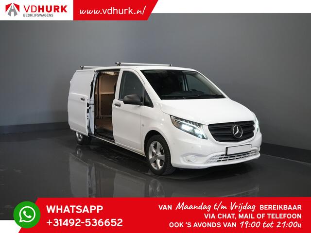 Mercedes-Benz VITO 119 CDI Aut. L3 BPM VRIJ! LED/ Standkachel/ Stoelverw./ Navi/ Carplay/ PDC/ Camera/ Trekhaak