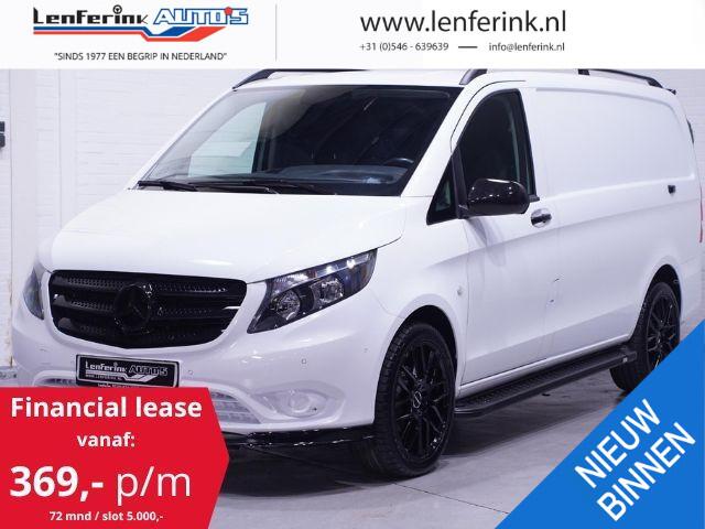 Mercedes-Benz VITO 116 CDI 163 pk Aut. L2 Black&White Edition 19" LMV Airco, Camera, Spoiler Pakket, Apple Carplay, PDC V+A, 3-Zits