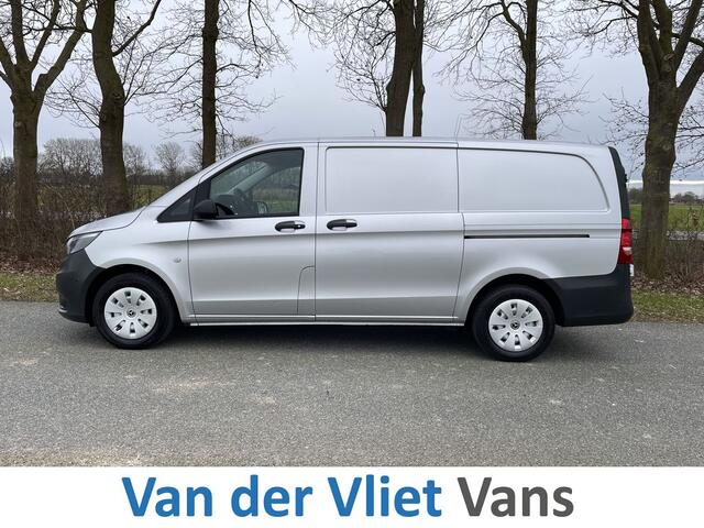 Mercedes-Benz VITO 114 CDI E6 Automaat Extra Lang BPM Vrij! Lease ¤429p/m, Airco, Navi+Camera, PDC V+A, Aluca inrichting, 2 schuifdeuren, Onderhoudshistorie aanwezig