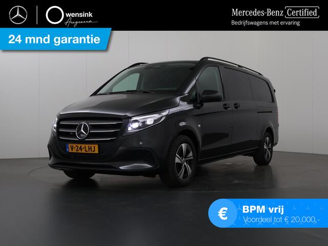 Mercedes-Benz VITO 116 CDI XL L3 Pro | FACELIFT 2024 | Automaat | Distronic Plus | Navigatie | Stoelverwarming L+R | Trekhaak 2500kg | Bumpers in Kleur | Schuifdeuren L+R | Dodehoekassistent | Airco |