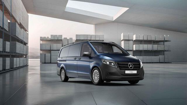 Mercedes-Benz VITO 116 CDI L2 Pro Automaat | Cruise control | Distronic Plus | Tweezitsbank | Airco | Dodehoek Assistent | Laadruimte bekleding | Achterdeuren 270 | Trekhaak AHW 2500 kg |