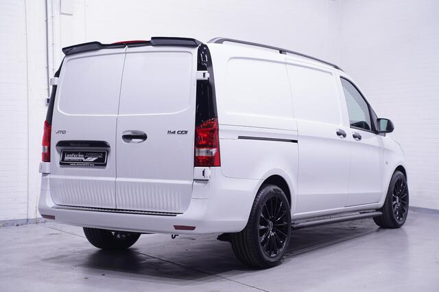 Mercedes-Benz VITO 114 CDI Lang Automaat Black&White Edition Airco Cruise Control, 19" LMV, Spoilers V+A, Sidebars Zwart, 3-Zits