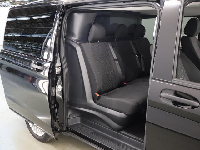 Mercedes-Benz VITO 114 CDI Aut. | Lang L2 | Dubbele Cabine | Navigatie | Parkeercamera | Stoelverwarming | Cruise Control | LED | LM Velgen | Certified