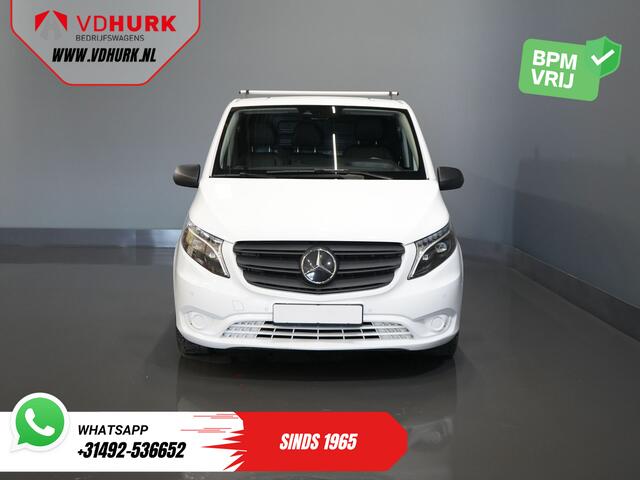 Mercedes-Benz VITO 119 CDI L3 Aut. BPM VRIJ! LED/ Standkachel/ Stoelverw./ Carplay/ Camera/ PDC/ LMV/ Cruise/ Trekhaak/ Airco