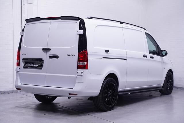 Mercedes-Benz VITO 116 CDI 163 pk Extra Lang Black&White Edition 19" LMV, Treeplanken, Spoilers V+A, Apple Carplay, 3-Zits