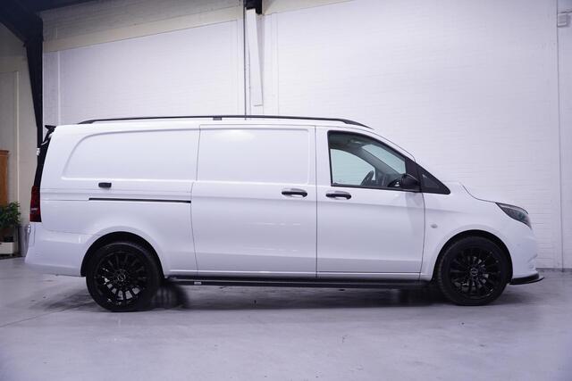 Mercedes-Benz VITO 116 CDI 163 pk Extra Lang Black&White Edition 19" LMV, Treeplanken, Spoilers V+A, Apple Carplay, 3-Zits