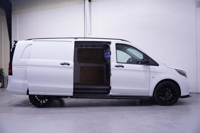 Mercedes-Benz VITO 116 CDI 163 pk Extra Lang Black&White Edition 19" LMV, Treeplanken, Spoilers V+A, Apple Carplay, 3-Zits