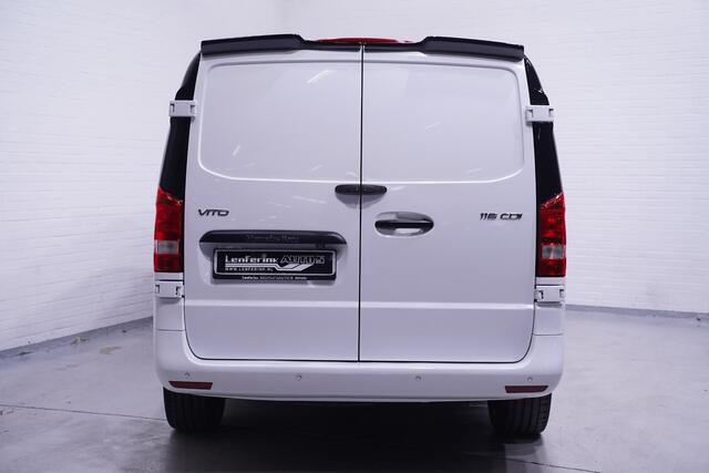Mercedes-Benz VITO 116 CDI 163 pk Extra Lang Black&White Edition 19" LMV, Treeplanken, Spoilers V+A, Apple Carplay, 3-Zits
