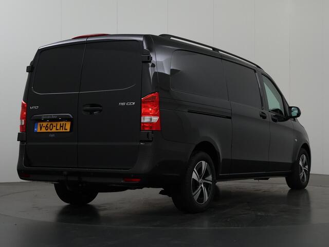 Mercedes-Benz VITO 116 CDI Aut. | XL L3 | Pro | Parkeercamera | Dodehoekwaarschuwing | Cruise Control | Achterdeuren 180 Graden | 2500Kg AHW | Dubbele schuifdeuren | Stoelverwarming | Bumpers in kleur | Nieuw