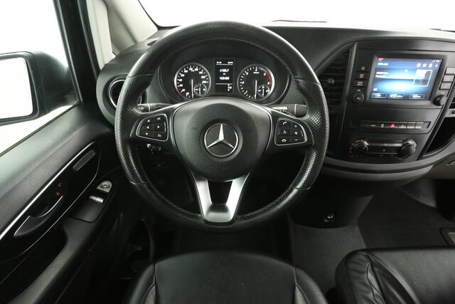 Mercedes-Benz VITO 114 CDI Lang Automaat Airco Camera Cruise Carplay Navi Trekhaak 18''LMV Leder 3 Persoons Stoelverw.